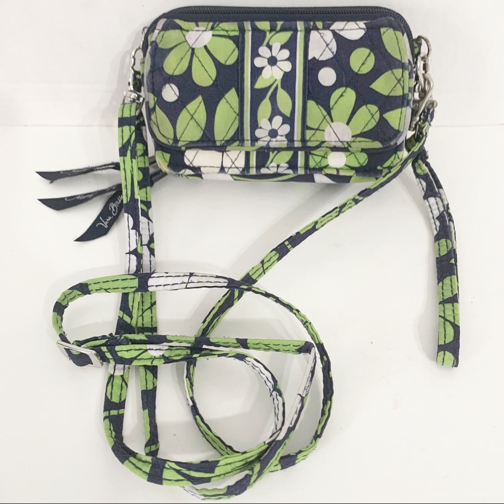 Vera Bradley  Quilted Lucky You Iconic All in One Mini Crossbody Bag Wallet RFID